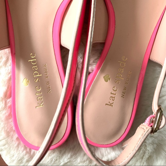 Kate Spade Pink Antibes Slingback Patent Flats - Picture 7 of 9